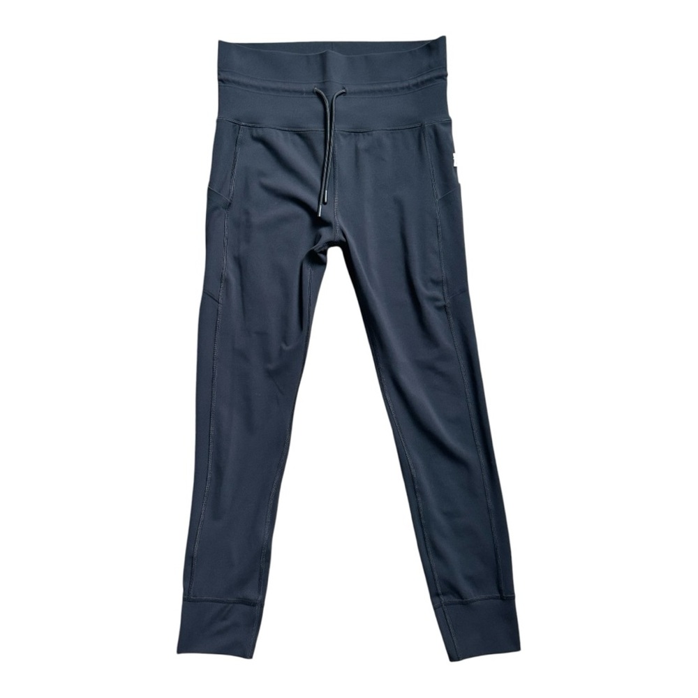 Vuori Navy Leggings with Stretchy Fabric and Wide Waistband